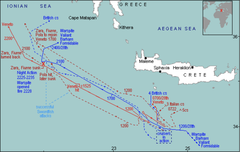 文件:Battle of Cape Matapan map.png