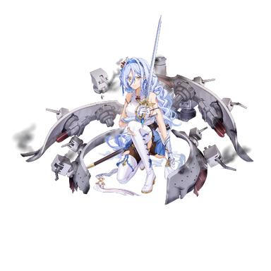 战舰少女R - 加罗林 - 大破立绘