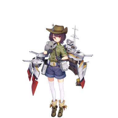 战舰少女R - 堪培拉 - 正常立绘