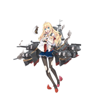 战舰少女R - 金刚 - 大破立绘
