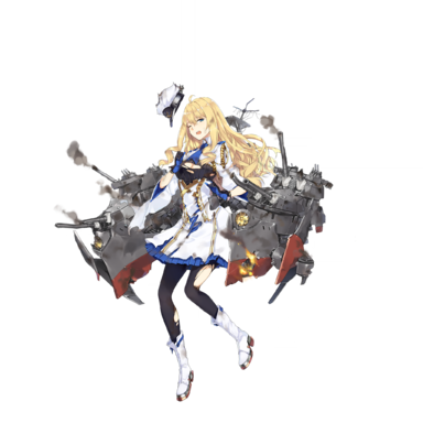 战舰少女R - 金刚·改 - 大破立绘