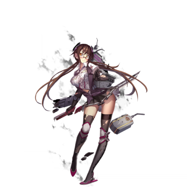战舰少女R - 龙田·改 - 大破立绘