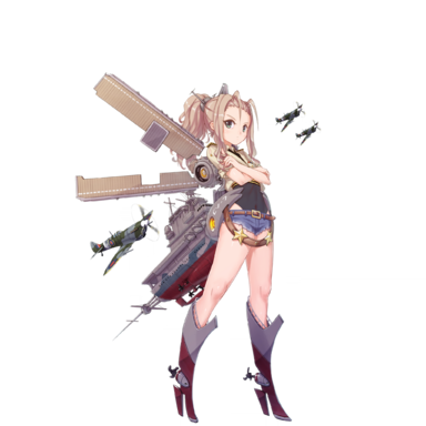 战舰少女R - 黄蜂(CV-7) - 正常立绘