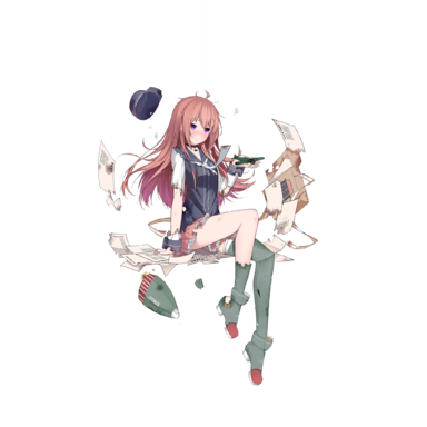 战舰少女R - 隼鹰·改 - 大破立绘