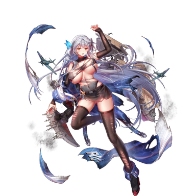 战舰少女R - 卡伯特 - 大破立绘