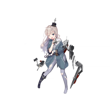 战舰少女R - Z46 - 大破立绘
