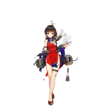 战舰少女R - 逸仙 - 大破立绘