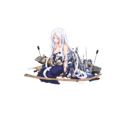 战舰少女R - 加贺·改 - 大破立绘