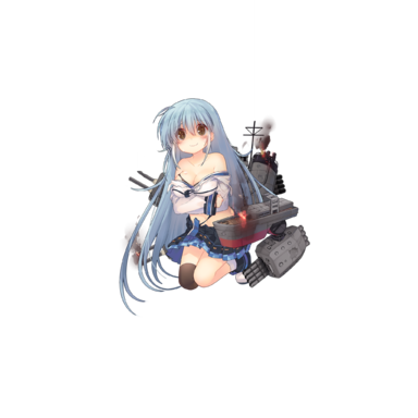 战舰少女R - 岚·改 - 大破立绘