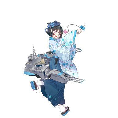 战舰少女R - 大淀(苍青幻影) - 正常立绘