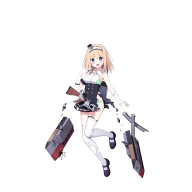 战舰少女R - Z18 - 大破立绘