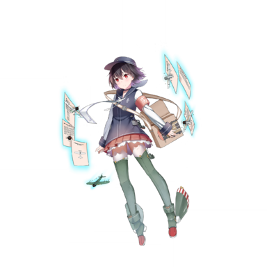 战舰少女R - 飞鹰·改 - 正常立绘