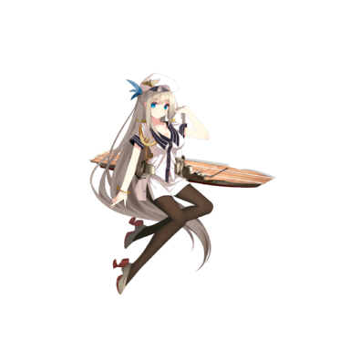 战舰少女R - 列克星敦(CV-2) - 正常立绘