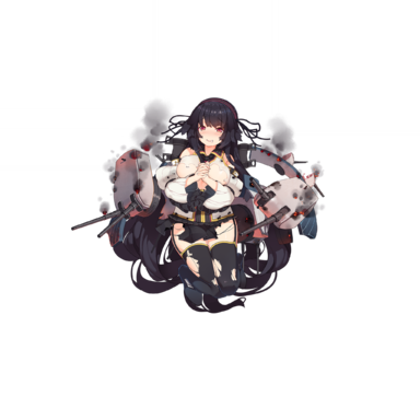 战舰少女R - 诺福克(78) - 大破立绘