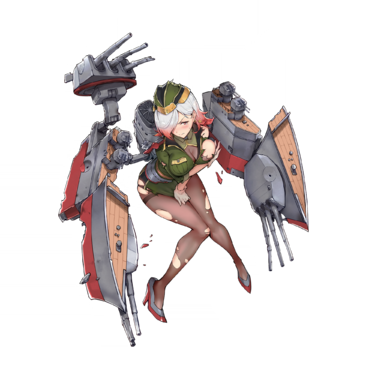战舰少女R - 斯大林格勒 - 大破立绘