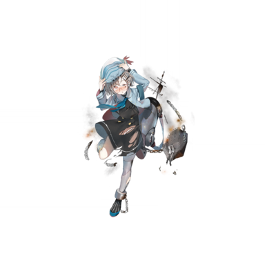 战舰少女R - 潮 - 大破立绘