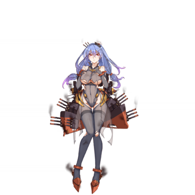 战舰少女R - 海伦娜·改 - 大破立绘