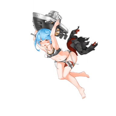 战舰少女R - U-47·改 - 大破立绘