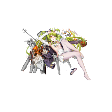 战舰少女R - 活泼(驱逐舰) - 大破立绘