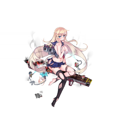 战舰少女R - 企业 - 大破立绘