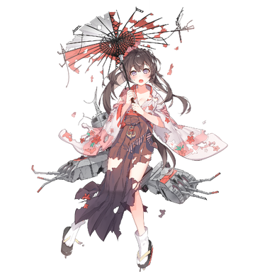 战舰少女R - 仁淀 - 大破立绘