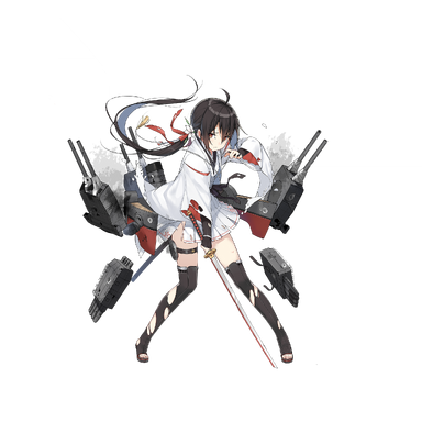 战舰少女R - 古鹰·改 - 大破立绘